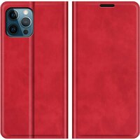 Just in Case Wallet Case Magnetische Hülle für iPhone 12 Pro Max - rot