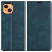 Just in Case Wallet Case Magnetische Hülle für iPhone 13 mini - blau