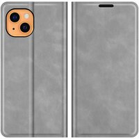 Just in Case Wallet Case Magnetische Hülle für iPhone 13 mini - grau