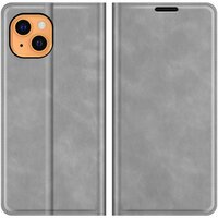 Just in Case Wallet Case Magnetische Hülle für iPhone 13 mini - grau