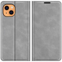 Just in Case Wallet Case Magnetische Hülle für iPhone 13 - grau