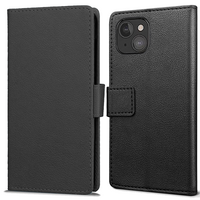 Just in Case Wallet Case für iPhone 13 mini - schwarz