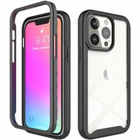 Just in Case 360 Full Cover Defense Case für iPhone 13 Pro - schwarz