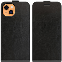 Just in Case Vertical Flip Case für iPhone 13 - schwarz