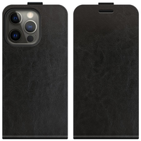 Just in Case Vertical Flip Case für iPhone 13 Pro - schwarz
