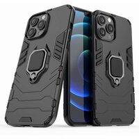 Just in Case Ring Holder Rugged Case für iPhone 13 Pro Max - schwarz