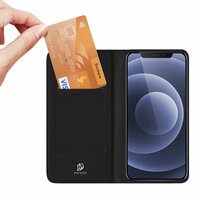 DUX DUCIS Wallet Case Slimline Hülle für iPhone 13 mini - schwarz