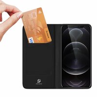 DUX DUCIS Wallet Case Slimline Hülle für iPhone 13 Pro - schwarz