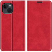 Just in Case Wallet Case Magnetische Hülle für iPhone 14 - rot