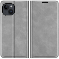 Just in Case Wallet Case Magnetische Hülle für iPhone 14 Plus - grau