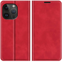 Just in Case Wallet Case Magnetische Hülle für iPhone 14 Pro Max - rot