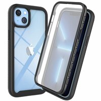 Just in Case 360 Full Cover Defense Case für iPhone 14 - schwarz