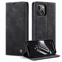 Caseme Retro Wallet Case für iPhone 14 Plus - schwarz