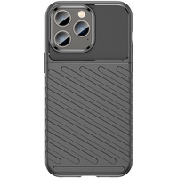 Just in Case TPU Grip Case für iPhone 14 Pro - schwarz