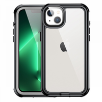 Just in Case Wasserdichte Hülle für iPhone 14 Plus - schwarz
