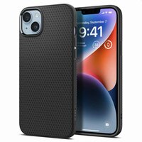 Spigen Liquid Air Case Hülle für iPhone 14 - schwarz