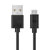 XQISIT Charge & Sync Micro-USB auf USB-A 2.0 100 cm - Schwarz