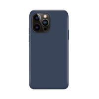 Xqisit NP Silikonhülle Anti Bac Hülle für iPhone 14 Pro - blau