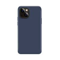 Xqisit NP Silikonhülle Anti Bac Hülle für iPhone 14 Plus - blau