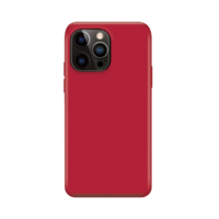 Xqisit NP Silikonhülle Anti Bac Hülle für iPhone 14 Pro - rot