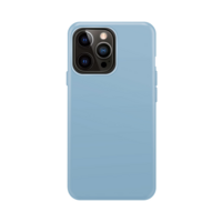 Xqisit NP Silikonhülle Anti Bac Hülle für iPhone 14 Pro Max - hellblau