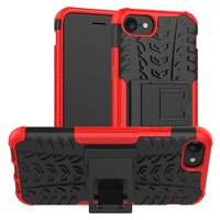 Stossfeste Schutzhülle iPhone 7 8 SE 2020 SE 2022 Hülle - Rot