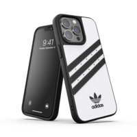 adidas Moulded Case PU-Hülle für iPhone 13 & iPhone 13 Pro - Weiss