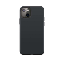 Xqisit NP Silikonhülle Anti Bac Hülle für iPhone 13 mini - Schwarz