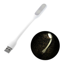 Tragbare USB LED 2.0 Lampe Flexibles tragbares Schreibtischgerät weisses Licht