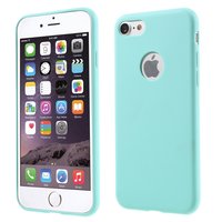 Hellblaue Silikonhülle iPhone 7 8 hellblaue Hülle Solid Blue Hülle