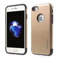 Caseology Goldhülle iPhone 7 8 Goldene TPU Silikonhülle Schwarze Abdeckung
