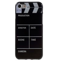 Filmhülle iPhone 7 8 SE 2020 SE 2022 Clapperboard Cover Schwarz weiss Silikon TPU Hülle