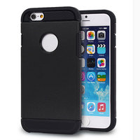 Schwarze stossfeste Hülle iPhone 6 Plus 6s Plus Sehr robuste TPU-Hülle