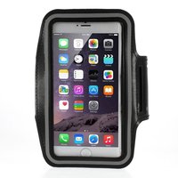 Running Belt iPhone Plus / Max / Großes Sportarmband für Handy / Handy - Schwarz