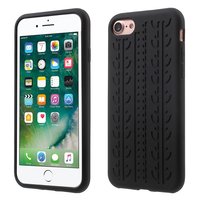 Autoketten iPhone 7 8 SE 2020 SE 2022 Schwarzes Silikon Autoreifenabdeckung