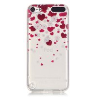 Schutzhülle TPU iPod touch 5 6 7 Herzen transparent