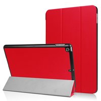 Rote dreifach gefaltete Schutzhülle für die iPad 2017 2018 Hülle
