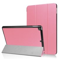 Kunstleder rosa Abdeckung für iPad 2017 2018 Tri-Fold Fall