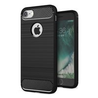 Black Carbon Armor iPhone 7 8 TPU Hülle
