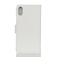 Brieftasche Bücherregal Hülle iPhone X XS weisse Brieftasche Hülle Lederbezug
