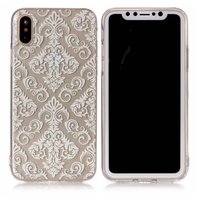 Klare, anmutige weisse Linien iPhone X XS Hülle Hülle