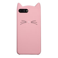 Rosa Kätzchen Schnurrhaare iPhone 7 Plus 8 Plus Hülle Fall Abdeckung Kätzchen