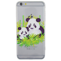 Klare Panda Bambus iPhone 6 Plus 6s Plus Hülle Hülle