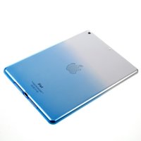Translucent blau Farbverlauf iPad 2017 2018 Fall Fall TPU Abdeckung Farbverlauf