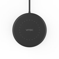 Vinsic Qi Universal kabelloses schwarzes Ladegerät