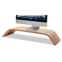 SAMDI Design Monitorständer aus Bambusholz für iMac Display