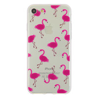 Transparente rosa Flamingo TPU Hülle iPhone 7 8 SE 2020 Hülle