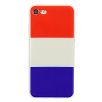 Niederländische Flagge rot weiß blau TPU iPhone 7 8 SE 2020 Hüllenhülle