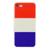 Niederländische Flagge rot weiss blau TPU iPhone 7 8 SE 2020 SE 2022 Hüllenhülle