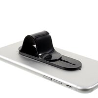 Universeller Fingergriff verstellbarer TPU-Halter Standard schwarz